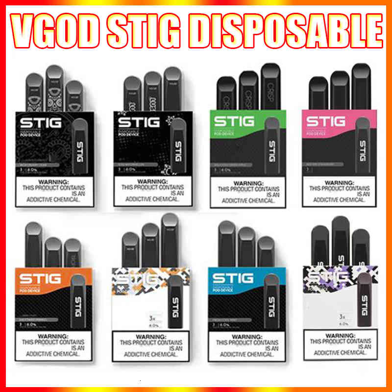 VGOD STIG Disposable Device 3Pcs Pack 270mAh Battery 1.2ml Cartridge Empty Pod Vape Pen Kit VS Posh
VGOD STIG Disposable Device 3Pcs Pack 270mAh Battery 1.2ml Cartridge Empty Pod Vape Pen Kit VS Posh