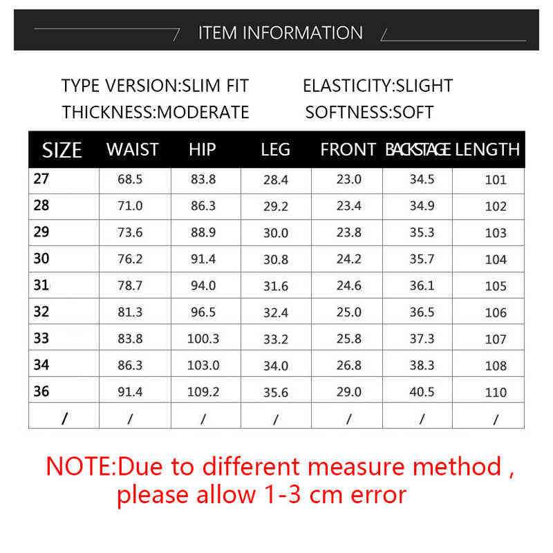 BROWON Korean Style Skinny Jeans Men Ripped Fashion Mid Waist Long Length Stretch Denim Pant Plus Size Slim Pencil 211111