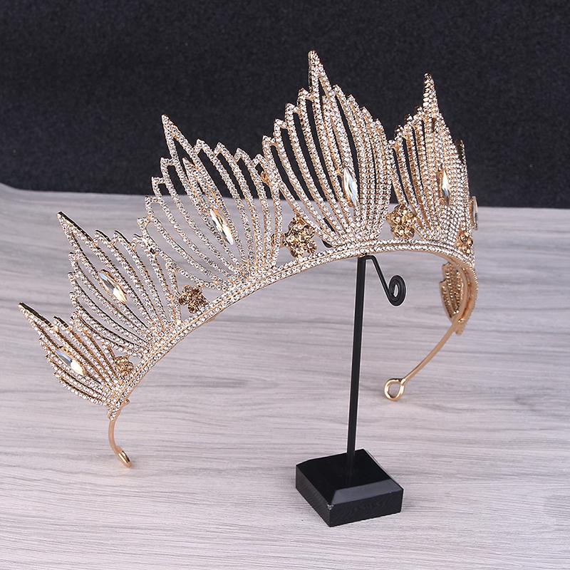 Hair Clips & Barrettes Luxury Simulated Crystal Rhinestone Bridal Crown Women Accessories Suitable For Wedding Party Aluminium Alloy Diamete, Golden;silver
Hair Clips & Barrettes Luxury Simulated Crystal Rhinestone Bridal Crown Women Accessories Suitable For Wedding Party Aluminium Alloy Diamete, Golden;silver