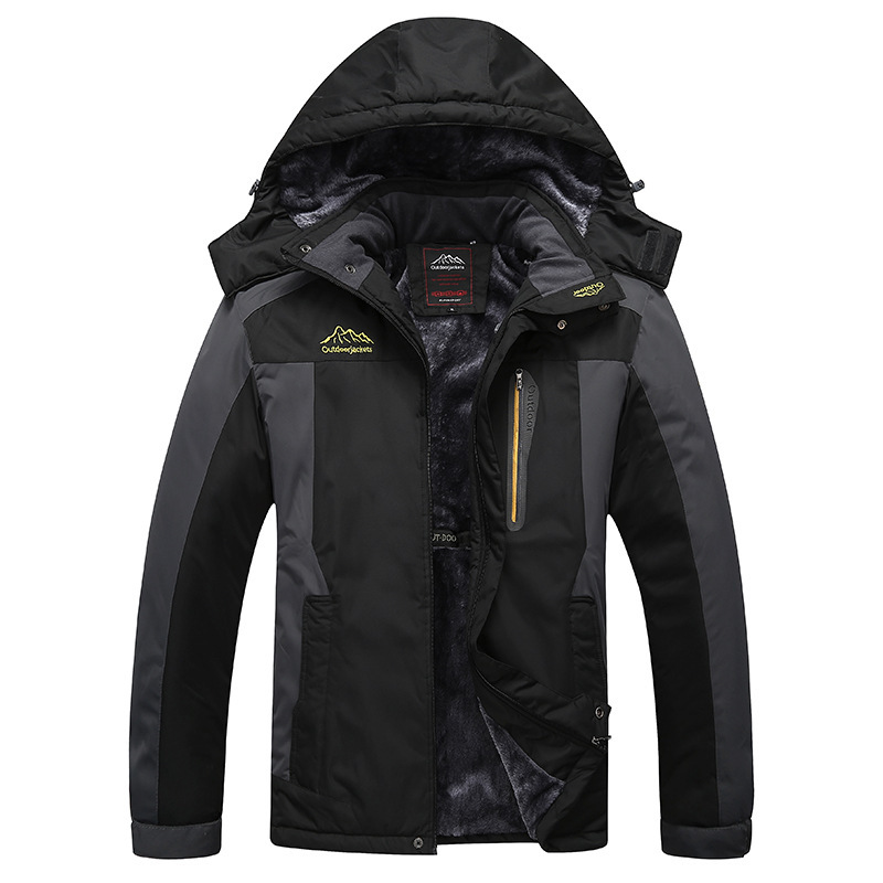 Outdoor Winter Warm Jacket Men Plus Fat Plus Size Ski Mountaineering Suit, Black;brown
Outdoor Winter Warm Jacket Men Plus Fat Plus Size Ski Mountaineering Suit, Black;brown