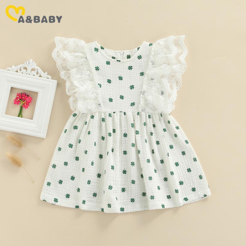 Girl's Dresses Ma&Baby 18M-6Y St Patricks Day Kid Baby Girls Dress Four Leaf Clover Ruffles For Party Summer Costumes D35, Red;yellow
Girl's Dresses Ma&Baby 18M-6Y St Patricks Day Kid Baby Girls Dress Four Leaf Clover Ruffles For Party Summer Costumes D35, Red;yellow