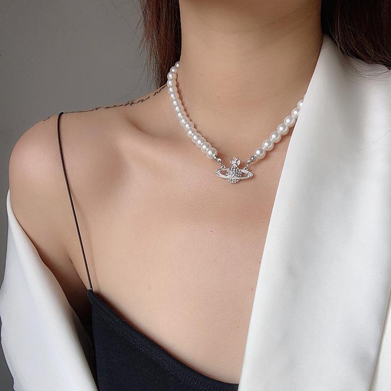 Chokers 2021 Trend Planet Pearl Necklaces For Women Crystal Short Beaded Chain Necklace Romantic Wedding Jewelry Set Pendant Choker Gift
Chokers 2021 Trend Planet Pearl Necklaces For Women Crystal Short Beaded Chain Necklace Romantic Wedding Jewelry Set Pendant Choker Gift