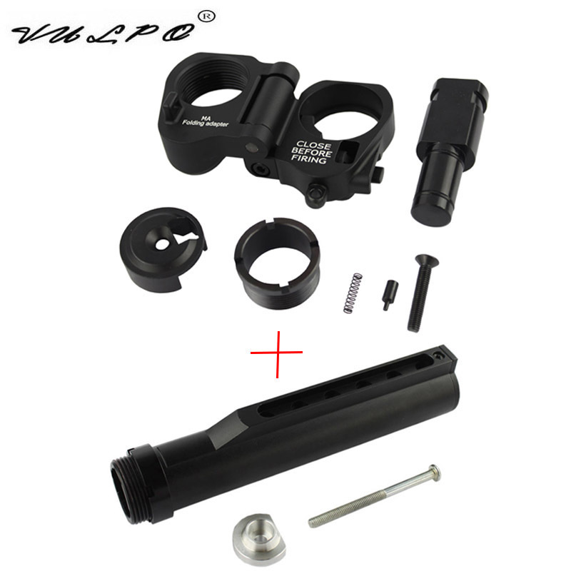 Tactical 6 Position Stock Pipe AR Folding Stock Adapter For M4 M16 Series Airsoft AEG GBB Hunting Accessories
Tactical 6 Position Stock Pipe AR Folding Stock Adapter For M4 M16 Series Airsoft AEG GBB Hunting Accessories