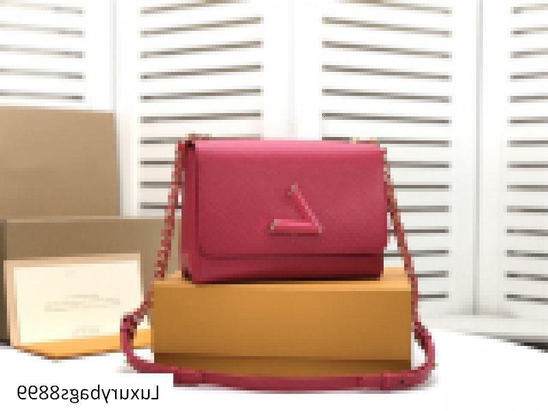 Quality Twist Handbag Leather GM MM 2WAY Shoulder BAG Chain Wallet Deep Red Pink Size: 23x 18 x 8CM
Quality Twist Handbag Leather GM MM 2WAY Shoulder BAG Chain Wallet Deep Red Pink Size: 23x 18 x 8CM