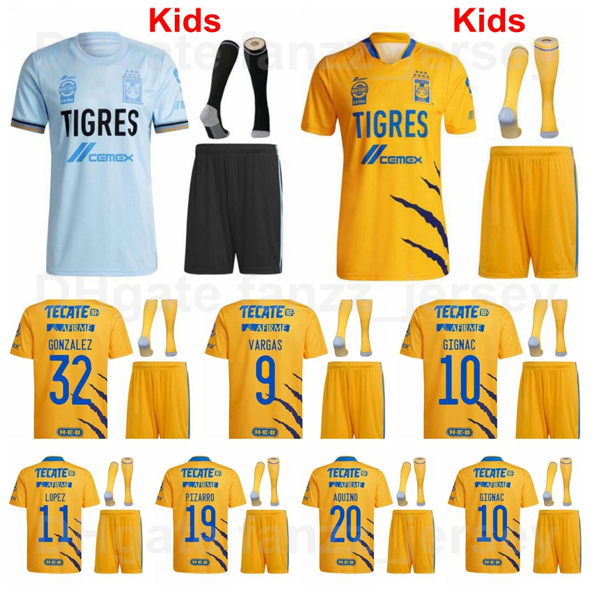 Children Tigres UANL Youth FERNANDEZ Jersey Soccer Socks Set 21-22 Kids AQUINO REYES LOPEZ GONZALEZ THAUVIN QUINONES VARGAS GIGNAC PIZARRO Football Shirt Kits, Kids with patch
Children Tigres UANL Youth FERNANDEZ Jersey Soccer Socks Set 21-22 Kids AQUINO REYES LOPEZ GONZALEZ THAUVIN QUINONES VARGAS GIGNAC PIZARRO Football Shirt Kits, Kids with patch