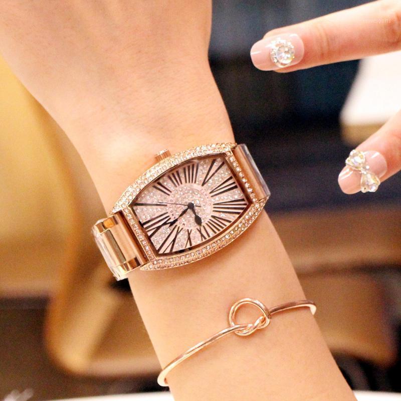 Wristwatches Manufacturers Direct Selling Fashion 2021 Style Ladies' Watch Wine Bucket Rome Quartz Stainless Steel Belt WOMEN'S, Silver white
Wristwatches Manufacturers Direct Selling Fashion 2021 Style Ladies' Watch Wine Bucket Rome Quartz Stainless Steel Belt WOMEN'S, Silver white