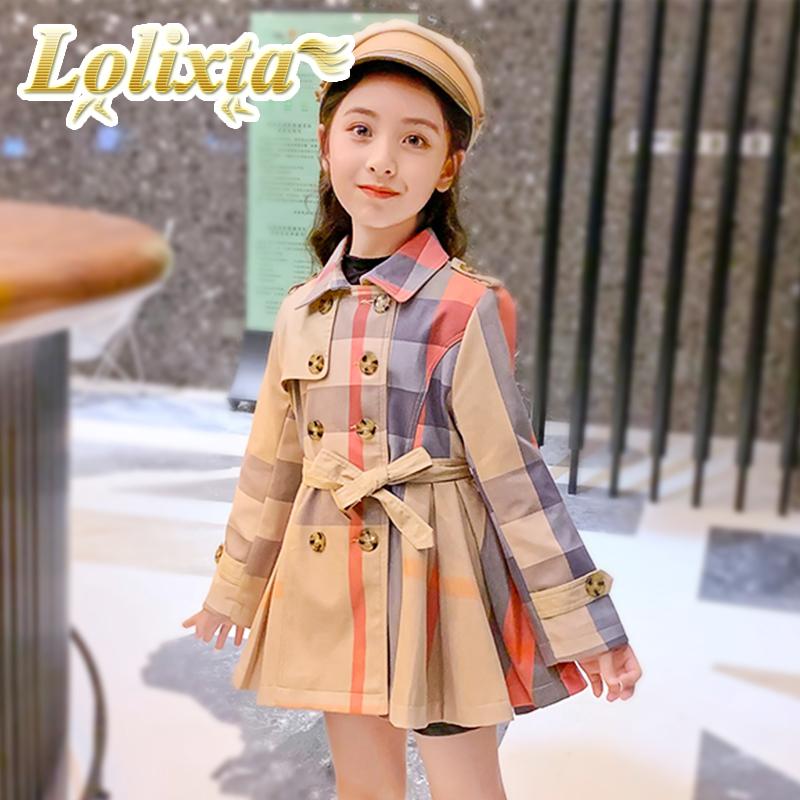 Coat Kids 5-17 Year Fashion Plaid Long Trench Double Button Coats For Little Girls Teens Teenage Korean Autumn Winter Outwear Clothes, Beige
Coat Kids 5-17 Year Fashion Plaid Long Trench Double Button Coats For Little Girls Teens Teenage Korean Autumn Winter Outwear Clothes, Beige