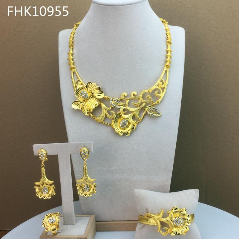 Earrings & Necklace Yuminglai Arrival Fashion Design Luxury Gold Costume Dubai Women Jewelry Sets Africa FHK10955, Silver
Earrings & Necklace Yuminglai Arrival Fashion Design Luxury Gold Costume Dubai Women Jewelry Sets Africa FHK10955, Silver