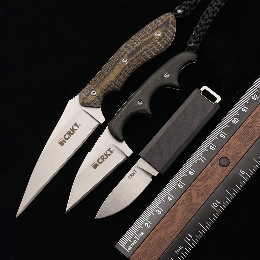 CRKT 2425 2385 2388 small straight knife with K sheath outdoor camping hunting pocket kitchen tool EDC hanging neck KNIVES
CRKT 2425 2385 2388 small straight knife with K sheath outdoor camping hunting pocket kitchen tool EDC hanging neck KNIVES