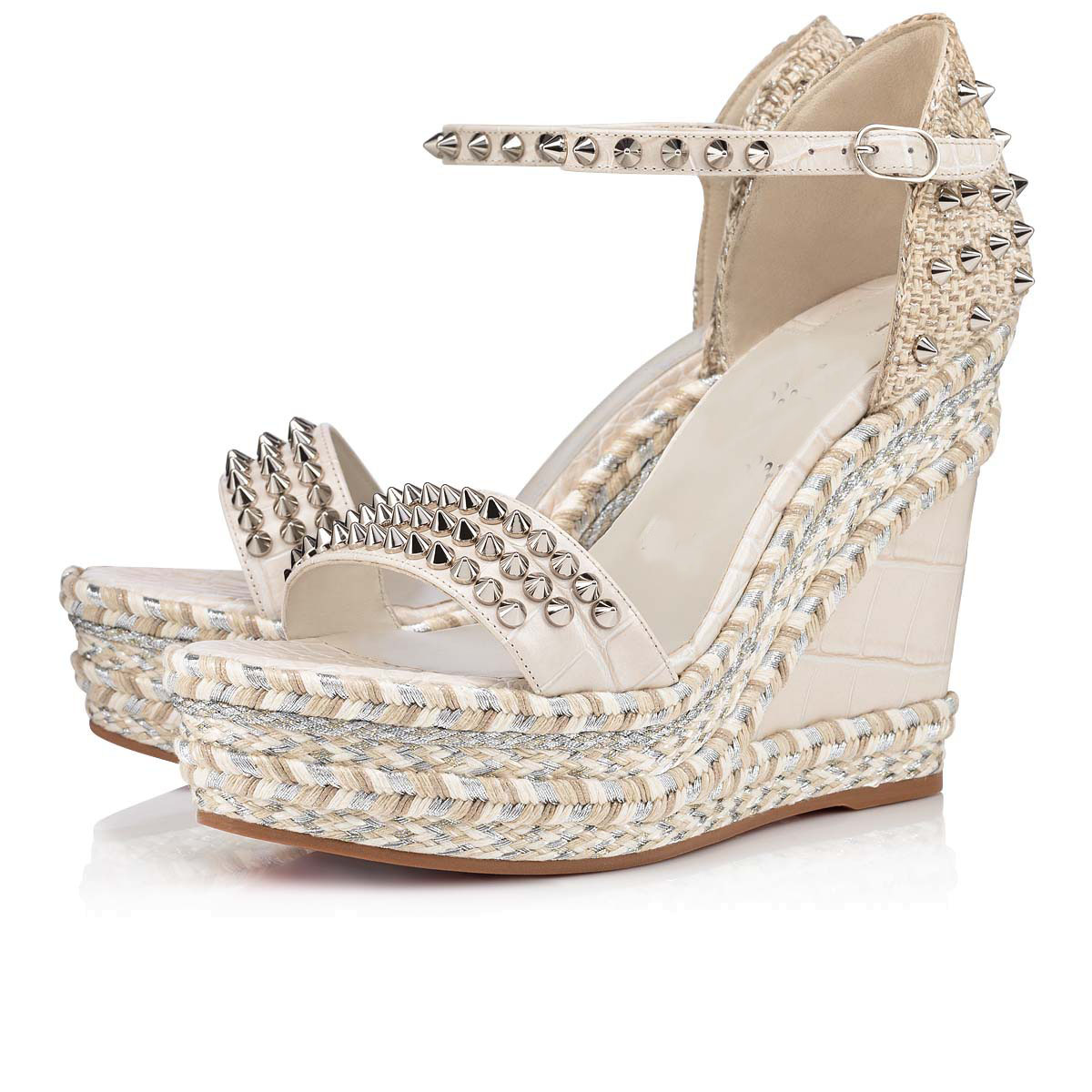 Sexy Women Wedge Red sole Cataclou Sandals Gold Patent Leather Studded Ladies Ankle Strap Women's Pumps Party Dress EU35-42 With Box
Sexy Women Wedge Red sole Cataclou Sandals Gold Patent Leather Studded Ladies Ankle Strap Women's Pumps Party Dress EU35-42 With Box