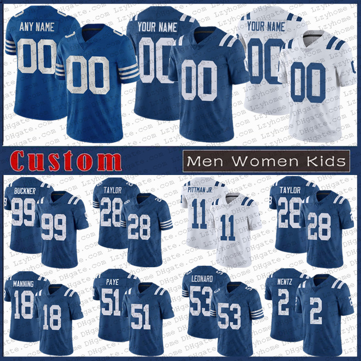 Carson Wentz Darius Leonard Kwity Paye peyton Manning cOlt Custom Football Jerseys Quenton Nelson Hilton DeForest Buckner Blankenship Michael Pittman Jr Ehlinger, My store(lzyhome)
Carson Wentz Darius Leonard Kwity Paye peyton Manning cOlt Custom Football Jerseys Quenton Nelson Hilton DeForest Buckner Blankenship Michael Pittman Jr Ehlinger, My store(lzyhome)