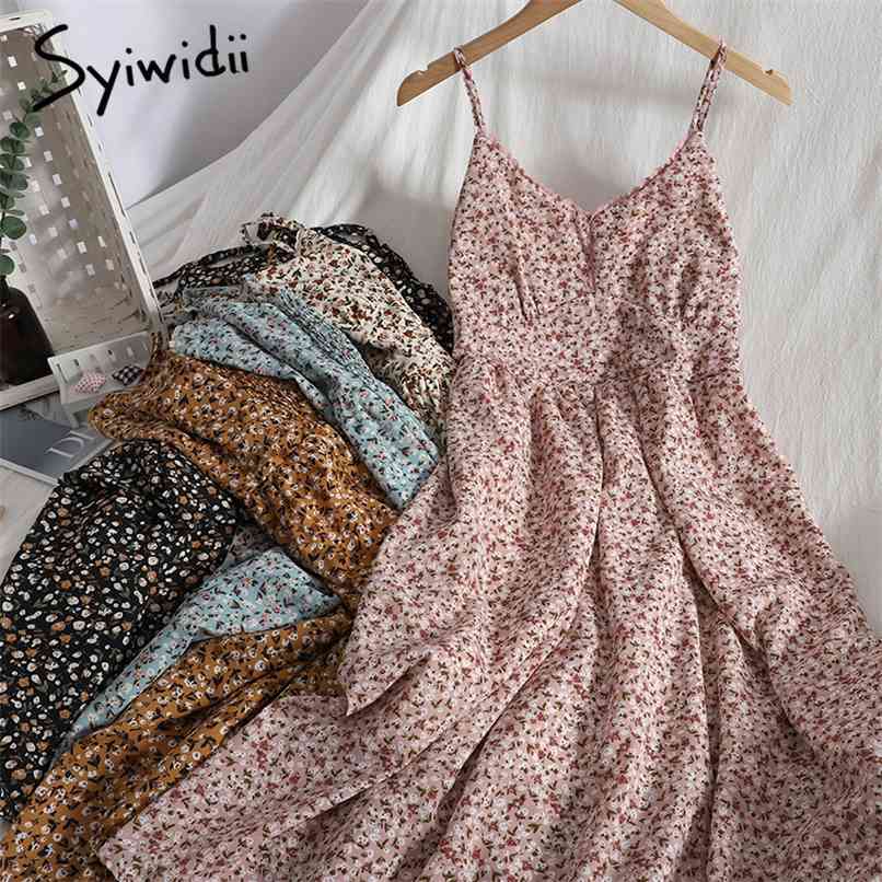 Floral Print High Waist Camis Dresses Women Backless V-Neck Sleeveless A-line Summer Korean Fashion Clothing 210607, Beige
Floral Print High Waist Camis Dresses Women Backless V-Neck Sleeveless A-line Summer Korean Fashion Clothing 210607, Beige