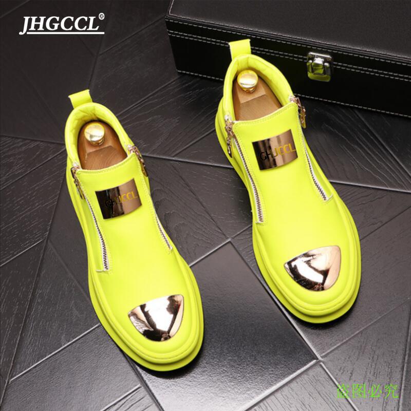 NEW style of men's boots high-top casual shoes versatile high-bang sports dance comfortable Ankle Roman Cowboy mafu Motorcycle Work & Safet boot 