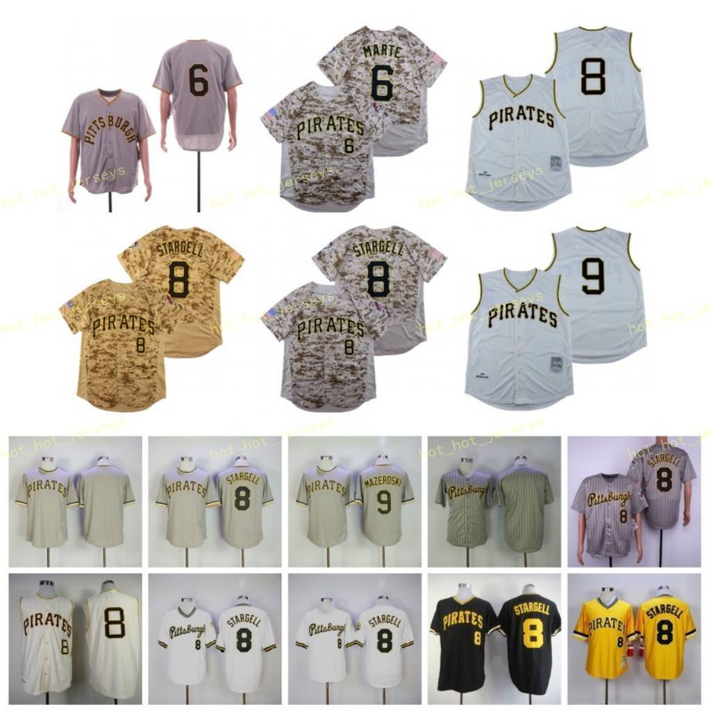 Retired 8 Willie Stargell Baseball Jersey 6 Starling Mart 9 Bill Mazeroski Vintage Retro Cooperstown Mesh Stitched Pullover, Blue;black
Retired 8 Willie Stargell Baseball Jersey 6 Starling Mart 9 Bill Mazeroski Vintage Retro Cooperstown Mesh Stitched Pullover, Blue;black