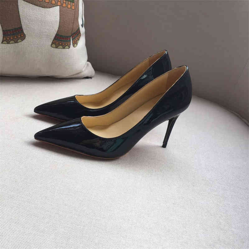 Dress Shoes Brand Women Designer High Heels Red Bottom Real Leather Patent Pointed Toes Pumps 10 cm Wedding Party shoes SZ 35-40 XL3F, Black
Dress Shoes Brand Women Designer High Heels Red Bottom Real Leather Patent Pointed Toes Pumps 10 cm Wedding Party shoes SZ 35-40 XL3F, Black
