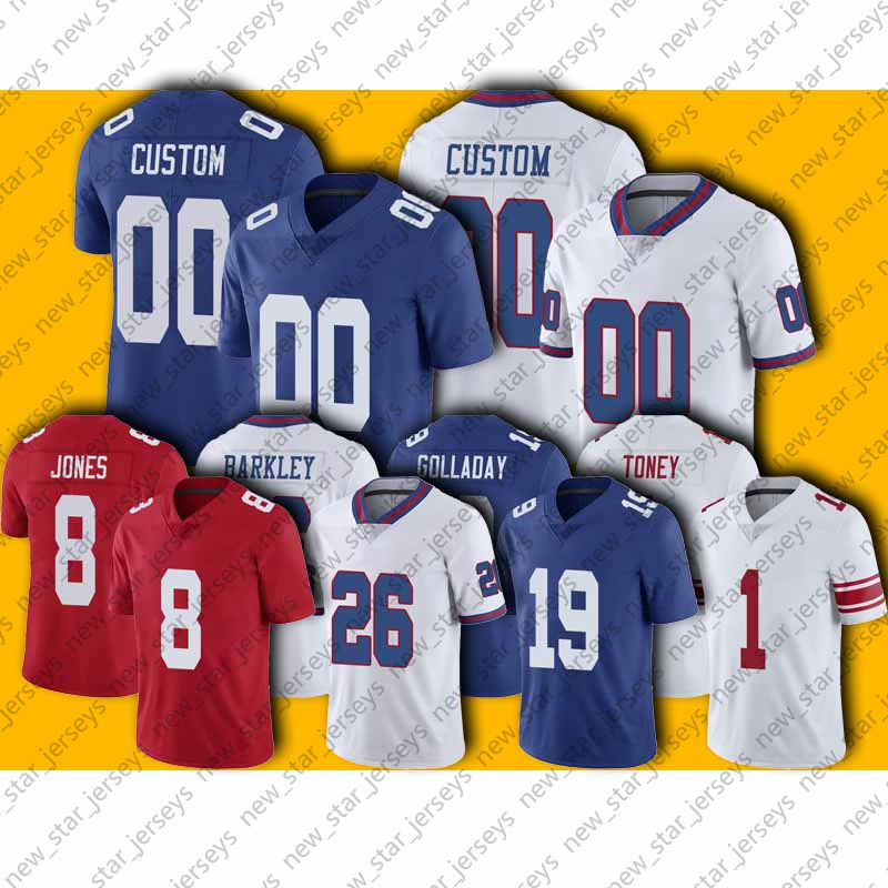 26 Saquon Barkley 8 Daniel Jones Jersey 19 Kenny Golladay Kadarius Toney Jerseys New YorkGiants3 Evan Engram Shepard Slayton Adoree' Jackson Football, Man size s-xxxl (jr)
26 Saquon Barkley 8 Daniel Jones Jersey 19 Kenny Golladay Kadarius Toney Jerseys New YorkGiants3 Evan Engram Shepard Slayton Adoree' Jackson Football, Man size s-xxxl (jr)