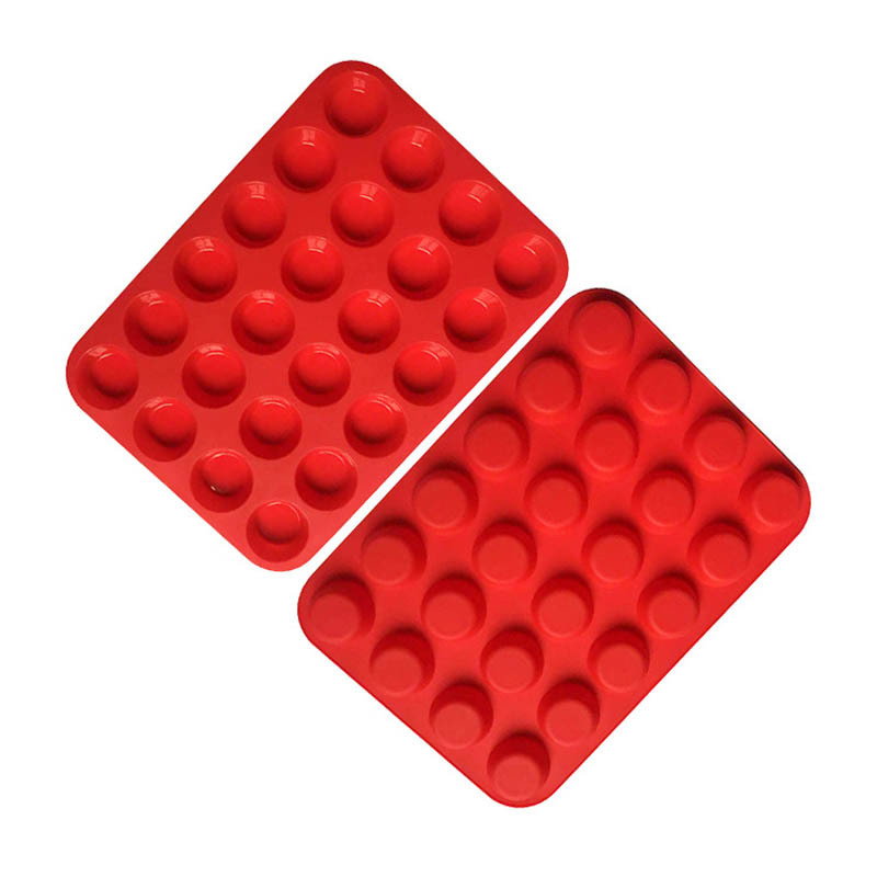 1Pcs Silicone Cake Mold Mini Muffin Cup Food Grade Silicone Baking Accessories Cookies Cupcake Mould Tray Cake Mold Non-Stick
