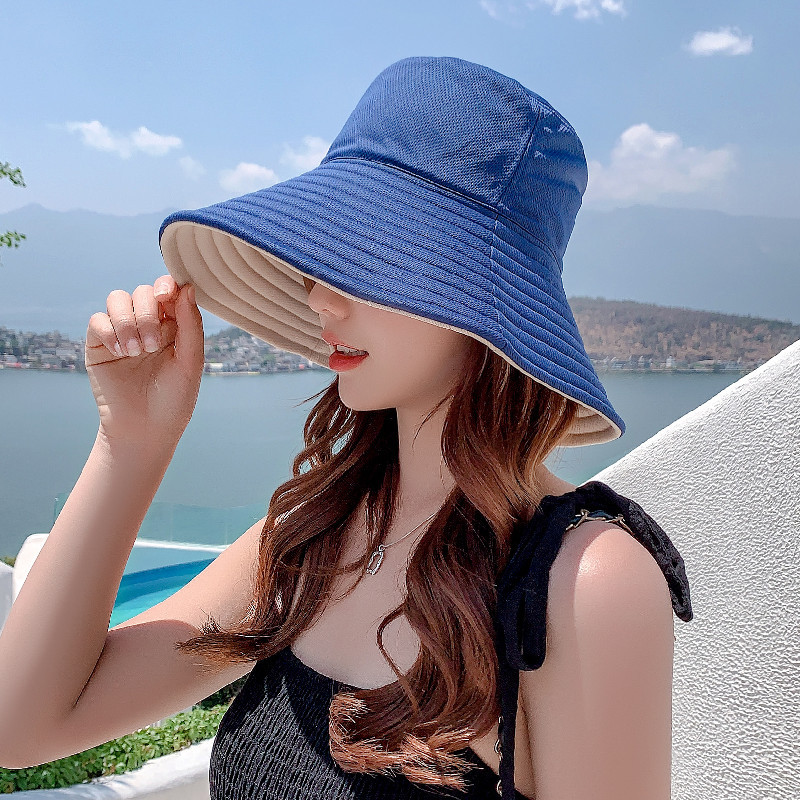 Double face nets red fishermen hats INS summer hat female sun visor hat Korean tide casual day wide eaves sun protection hats, Black
Double face nets red fishermen hats INS summer hat female sun visor hat Korean tide casual day wide eaves sun protection hats, Black