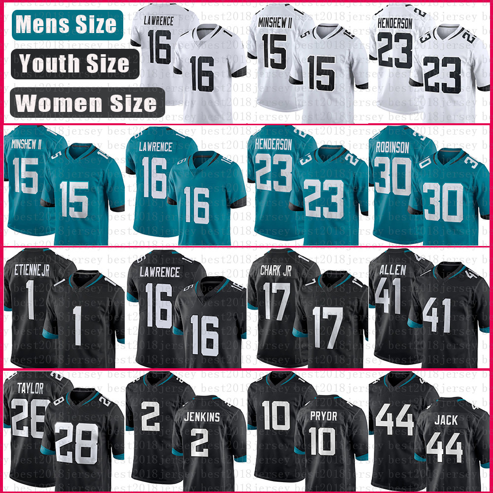 Men Women Youth Trevor Lawrence Jersey Laviska Shenault Jr. Travis Etienne JR Josh Allen James Robinson Quincy Williams Dede Westbrook Keenan McCardell Jimmy Smith, Mens jersey(mzh)
Men Women Youth Trevor Lawrence Jersey Laviska Shenault Jr. Travis Etienne JR Josh Allen James Robinson Quincy Williams Dede Westbrook Keenan McCardell Jimmy Smith, Mens jersey(mzh)