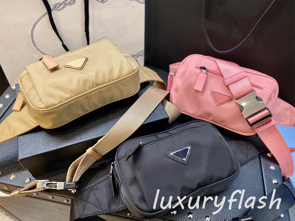 Men and Women Designers Luxurys 2021 Waist Bag Fashion Nylon Chest Bags Parachute Fabric High Quality Crossbody Sport Purse Multi-purpose