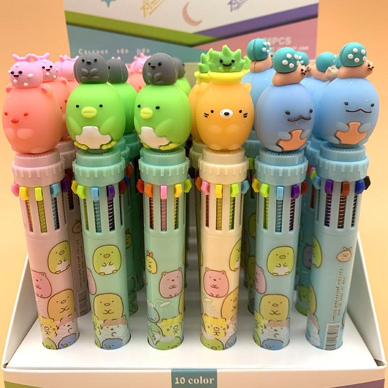 Pcs/lot Kawaii Sumikko Gurashi 10 Colors Ballpoint Pen Cute Roller Ball Pens School Office Writing Supplies Stationery Gift, Blue;orange
Pcs/lot Kawaii Sumikko Gurashi 10 Colors Ballpoint Pen Cute Roller Ball Pens School Office Writing Supplies Stationery Gift, Blue;orange