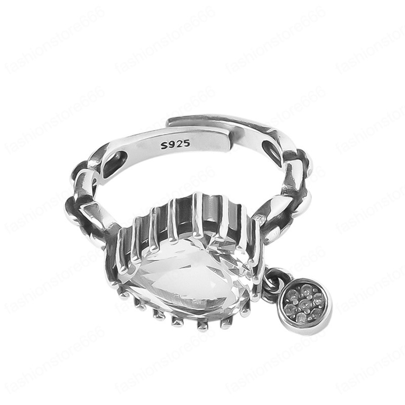 2021 Elegant Love Engagement Rings Fashion Vintage Punk Water Drop Geometric Ring Party Jewelry Gifts For Women Girls