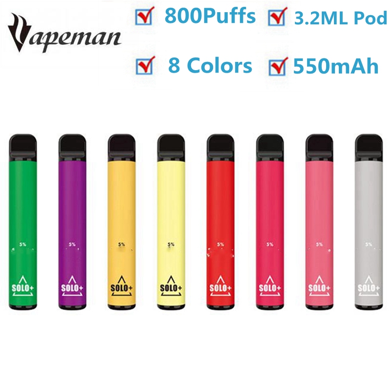 Electronic cigarettes Original Vapeman Solo Plus 800 Puffs Disposable vape 550mah pod Bar prefilled xxl stick bang air Puff Bars gunpod vapes 002
Electronic cigarettes Original Vapeman Solo Plus 800 Puffs Disposable vape 550mah pod Bar prefilled xxl stick bang air Puff Bars gunpod vapes 002