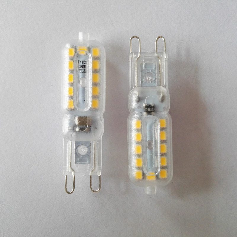 10pcs Dimmable LED G9 Light 14LEDs 22LEDs 220V Bulb SMD 2835 Spotlight Replace 5W 8W Compact Fluorescent Lamp For Chandelier D2.0