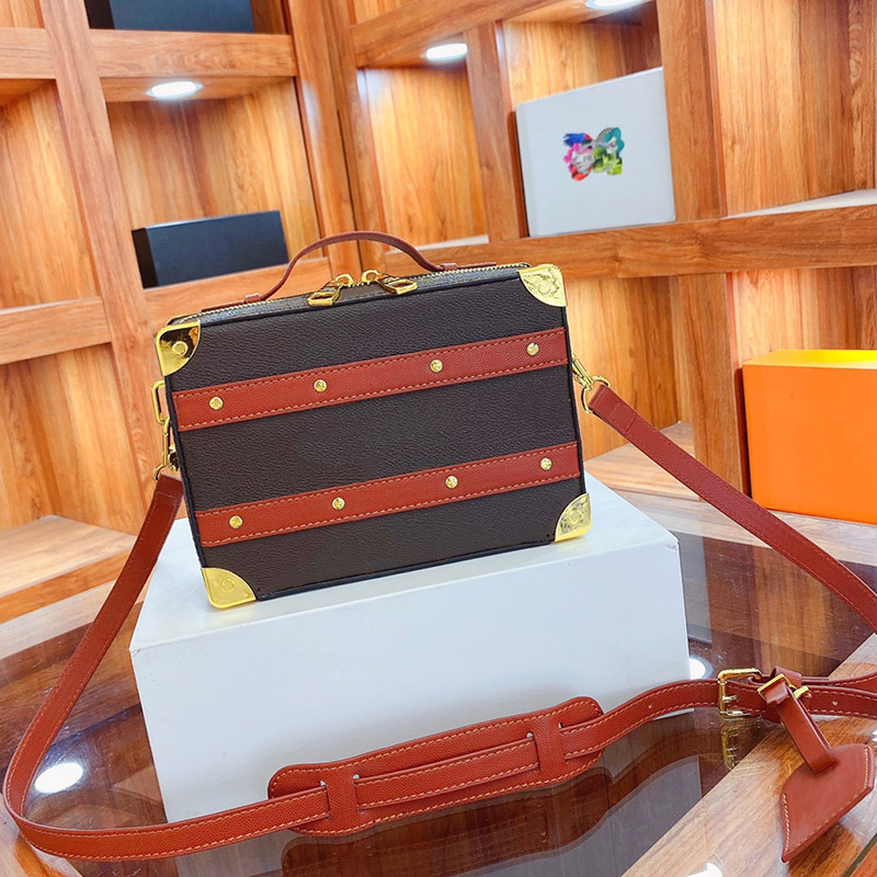High Quality Trunk Handbag Luxury Designer Crossbody Bag Fashion Women Leather Shoulder Bags Chain Handle Handbags, Increase freight
High Quality Trunk Handbag Luxury Designer Crossbody Bag Fashion Women Leather Shoulder Bags Chain Handle Handbags, Increase freight