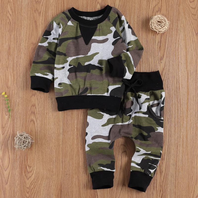 Clothing Sets Emmababy Born Baby Boy Clothes Camouflage Print Long Sleeve O-neck Tops Elastic Waist Pants 2Pcs Outfits Autumn, White
Clothing Sets Emmababy Born Baby Boy Clothes Camouflage Print Long Sleeve O-neck Tops Elastic Waist Pants 2Pcs Outfits Autumn, White