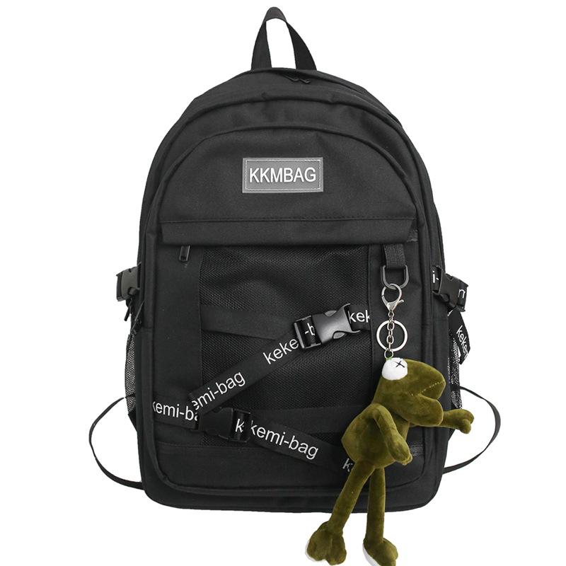 School Bags Teenage Girls Boys Backpack Men Women Bookbags Big Capacity Nylon Solid Black Street Trend Leisure College Schoolbag
School Bags Teenage Girls Boys Backpack Men Women Bookbags Big Capacity Nylon Solid Black Street Trend Leisure College Schoolbag
