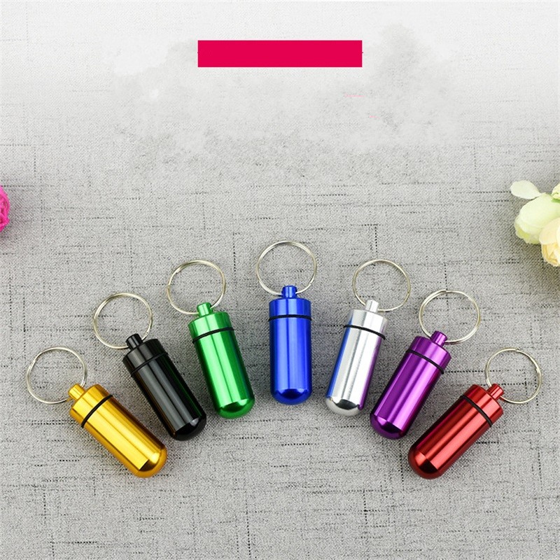 Key Holder Aluminum Waterproof Pill Box Bottle Holder Container Keychain Key Chain Pill Box Jar Storage 48mm*17mm Stash 346 V2
Key Holder Aluminum Waterproof Pill Box Bottle Holder Container Keychain Key Chain Pill Box Jar Storage 48mm*17mm Stash 346 V2