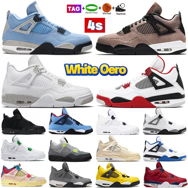 2022 Mens Basketball Shoes University Blue Lightning 4 4s IV Shimmer Black Cat Fire Red Starfish White Oreo Diy Wild Things Jumpman Sports Sneakers Women Trainers, Box
2022 Mens Basketball Shoes University Blue Lightning 4 4s IV Shimmer Black Cat Fire Red Starfish White Oreo Diy Wild Things Jumpman Sports Sneakers Women Trainers, Box
