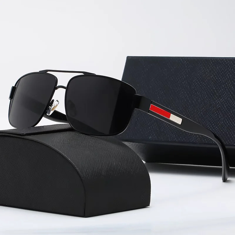High Quality Metal Frame Men Sunglasses Sports Designer Women Driving Sun Glasses Fashion Eyewear With Box
High Quality Metal Frame Men Sunglasses Sports Designer Women Driving Sun Glasses Fashion Eyewear With Box