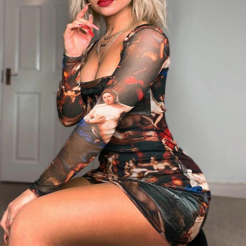 Casual Dresses 2021 Summer Spring Folral Printing Women Sexy Backless Camisole Dress Female Streetwear Clubwear Partywear Chic, Blue
Casual Dresses 2021 Summer Spring Folral Printing Women Sexy Backless Camisole Dress Female Streetwear Clubwear Partywear Chic, Blue