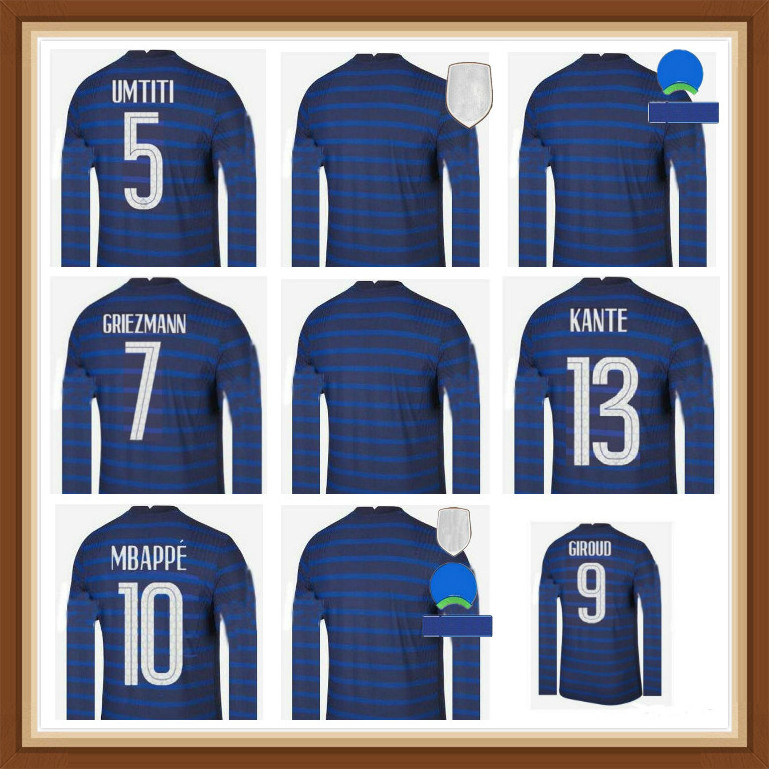 Long Sleeve 2021 2022 Soccer Jersey Mbappe Maillot De Foot Giroud Kante Pogba 20 21 Full Football Shirt Uniform Blue White Top Quality Size S-2xl, Multi
Long Sleeve 2021 2022 Soccer Jersey Mbappe Maillot De Foot Giroud Kante Pogba 20 21 Full Football Shirt Uniform Blue White Top Quality Size S-2xl, Multi