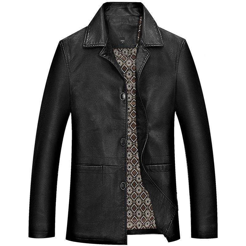 Men's Jackets Jacket Men Sheepskin Soft PU Leather Spring Autumn Vintage Motorcycle Biker Faux Business Casual Coat 4XL, Black;brown
Men's Jackets Jacket Men Sheepskin Soft PU Leather Spring Autumn Vintage Motorcycle Biker Faux Business Casual Coat 4XL, Black;brown