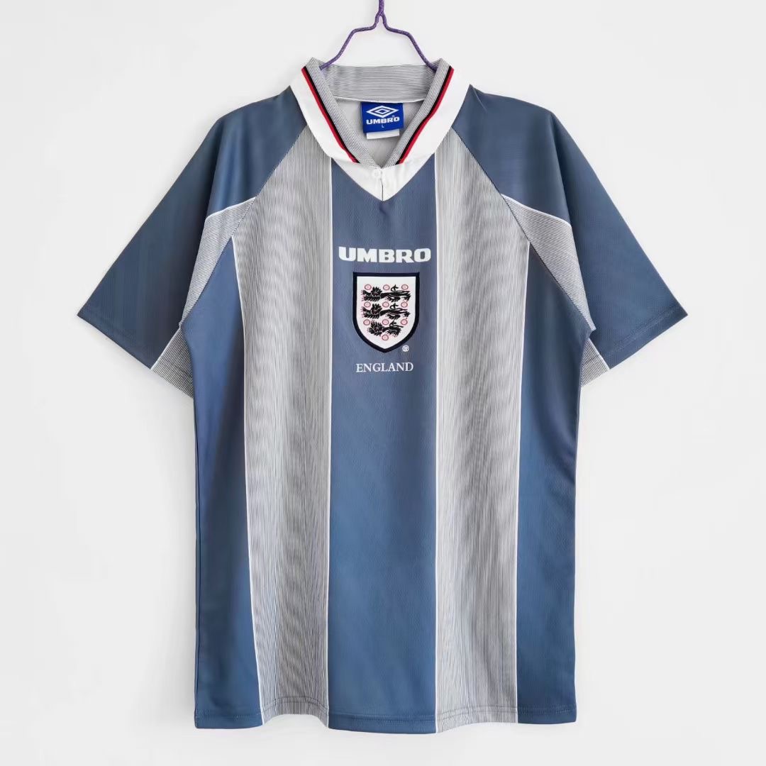 1996 England Retro Soccer Jerseys Tops Gascoigne SHEARER McManaman SOUTHGATE classic vintage Sheringham 96 98 home away Beckham football shirt, Black
1996 England Retro Soccer Jerseys Tops Gascoigne SHEARER McManaman SOUTHGATE classic vintage Sheringham 96 98 home away Beckham football shirt, Black