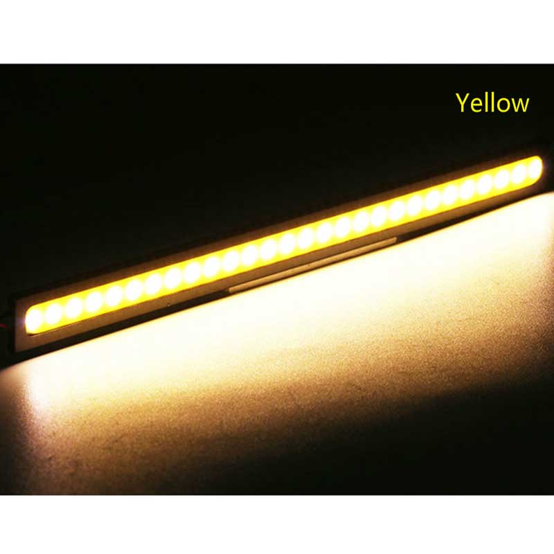 1pc COB LED Car Lamp External Lights Auto Waterproof Car Styling Daytime Driving Fog Lamps Vehicle Running Light Gadgets
