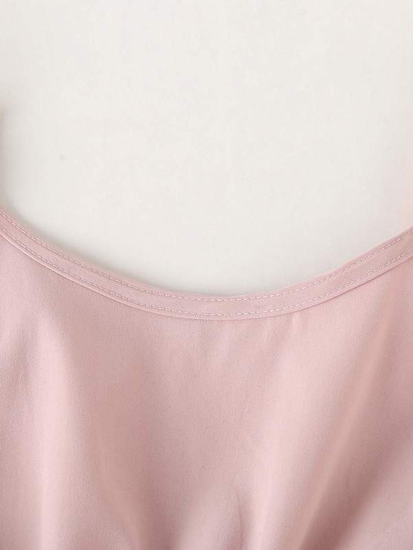 Girls Dobby Mesh Hem Cami Dress SHE