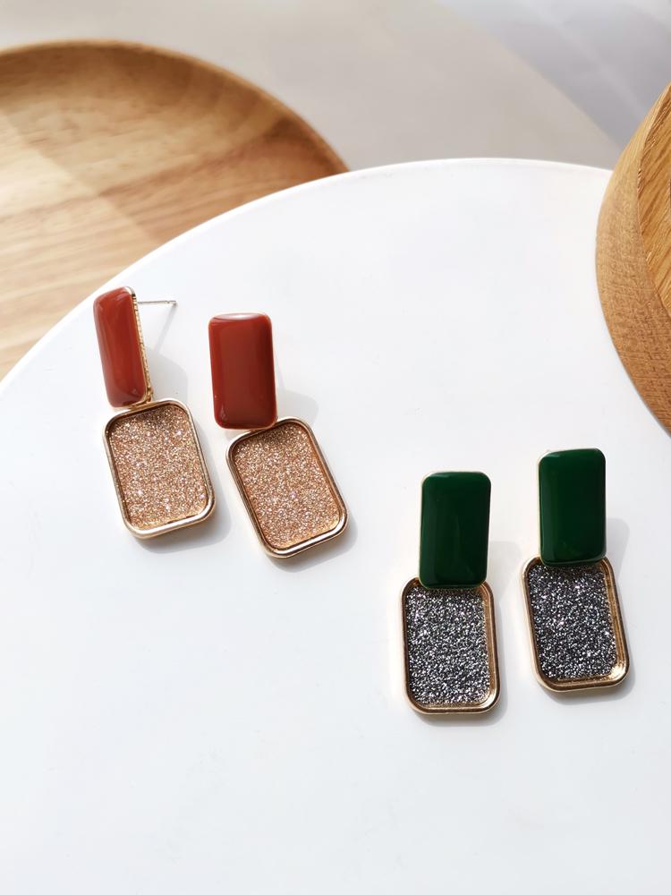 Stud Fashion Jewelry Drop Earrings Geometric Enamel Shining Vintage Statement Design For Women Gifts, Golden;silver
Stud Fashion Jewelry Drop Earrings Geometric Enamel Shining Vintage Statement Design For Women Gifts, Golden;silver