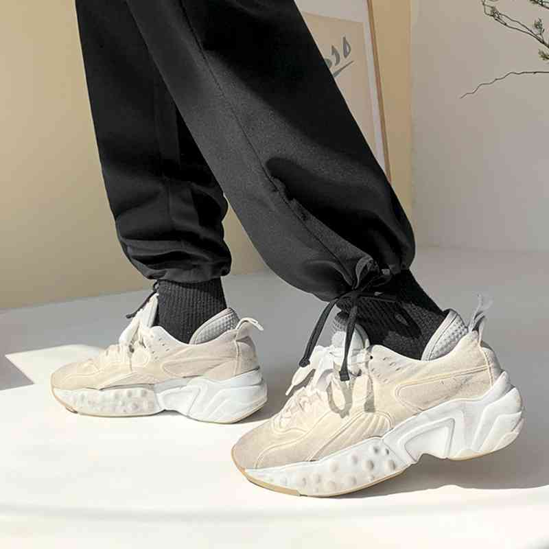 IEFB /men's wear Drawstring leggings male's loose casual sweatpants Korean style trendy stright straight pants autumn 9Y4082 210524