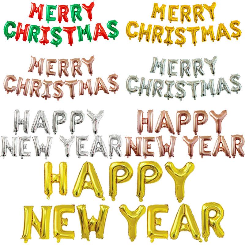 Party Decoration Christmas Balloon 16 Inch MERRYCHRISTMAS Letter Globos Happy Year Set Golden Yellow Silver
Party Decoration Christmas Balloon 16 Inch MERRYCHRISTMAS Letter Globos Happy Year Set Golden Yellow Silver