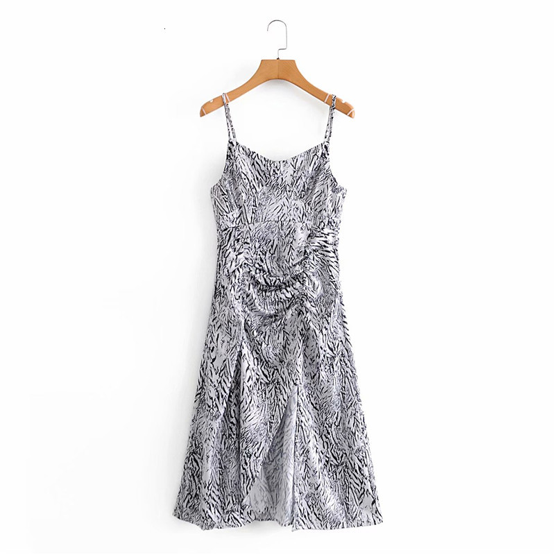 Casual Dresses Women Vintage Zebra Print High Waist Za Long Sling Female Fashion Animal Spaghetti Strap Summer Slit Dress 2ZXD, As photo
Casual Dresses Women Vintage Zebra Print High Waist Za Long Sling Female Fashion Animal Spaghetti Strap Summer Slit Dress 2ZXD, As photo