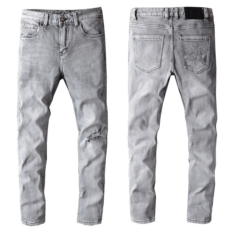 Luxurys Designer Mens Jeans Solid Classic Style Severe Washed Grey Luxury Pants Slim-leg Fit Motorcycle Biker Denim Fashion Trousers Top Quality Size 29-40, Customize
Luxurys Designer Mens Jeans Solid Classic Style Severe Washed Grey Luxury Pants Slim-leg Fit Motorcycle Biker Denim Fashion Trousers Top Quality Size 29-40, Customize