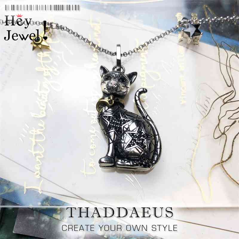Pendant Necklace Magic Cat,2020 Brand Link Chain Fashion Jewelry Europe Glamorous 925 Stering Silver Bijoux Gift For Women
Pendant Necklace Magic Cat,2020 Brand Link Chain Fashion Jewelry Europe Glamorous 925 Stering Silver Bijoux Gift For Women