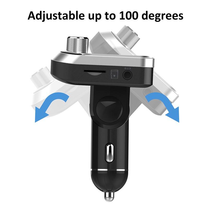 1.8 Inch LCD FM Transmitter kit Bluetooth Car MP3 Player Handsfree Wireless Transmiter Radio Adapter USB Auto Charger Remote Control