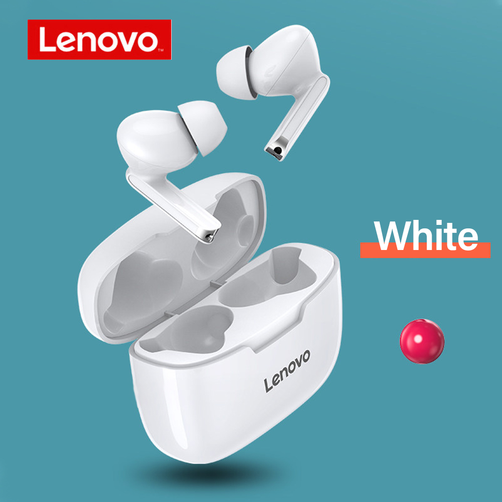 Lenovo XT90 TWS bluetooth 5.0 Earphone Low Latency HiFi Bass Waterproof Gaming Headphones with Noise Cancelling Mic Type-C Charging(The logistics pric