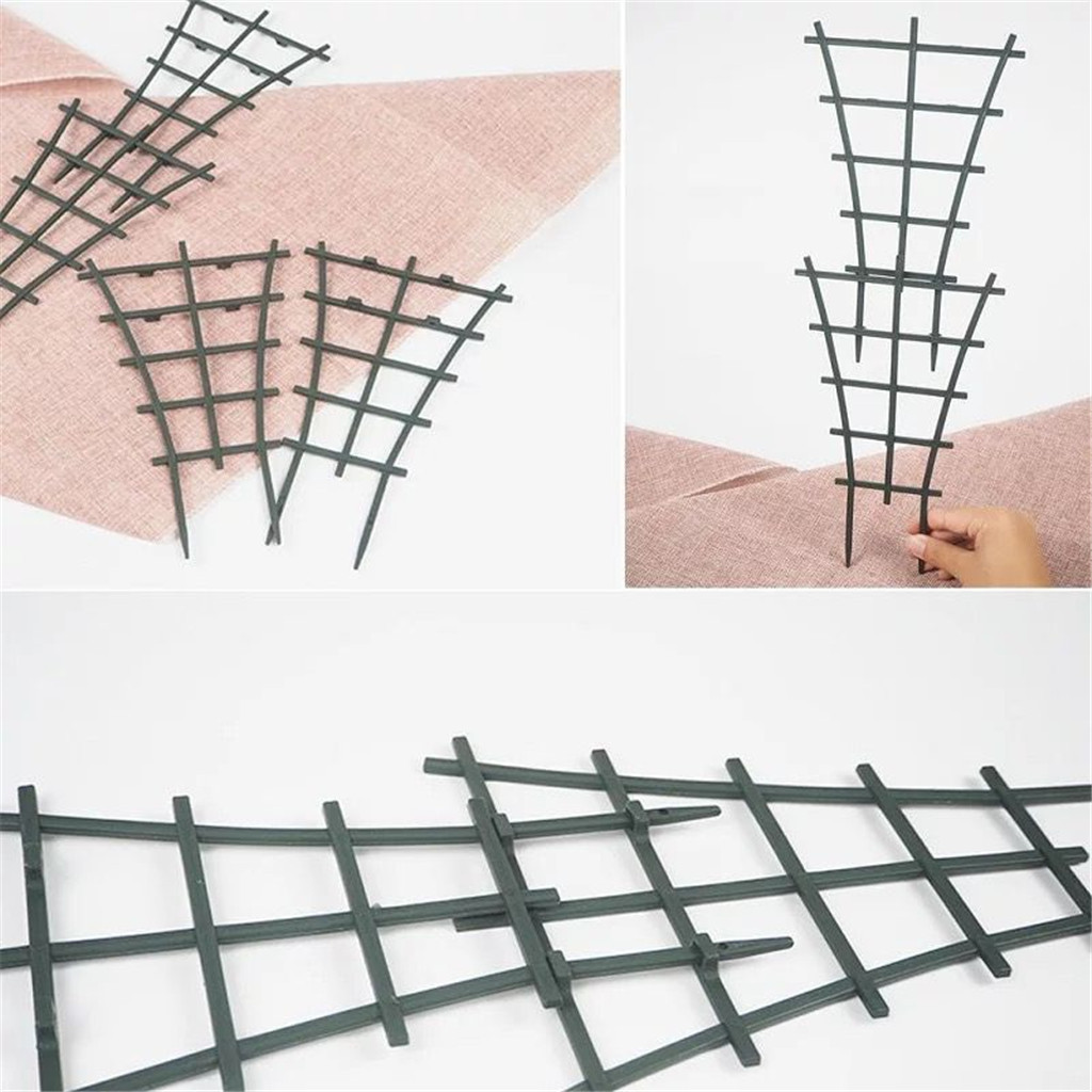 Diy plastic agricultural plant rack climbing plant flower fixed plant growth flower decoration vegetables trellises support 1 pc