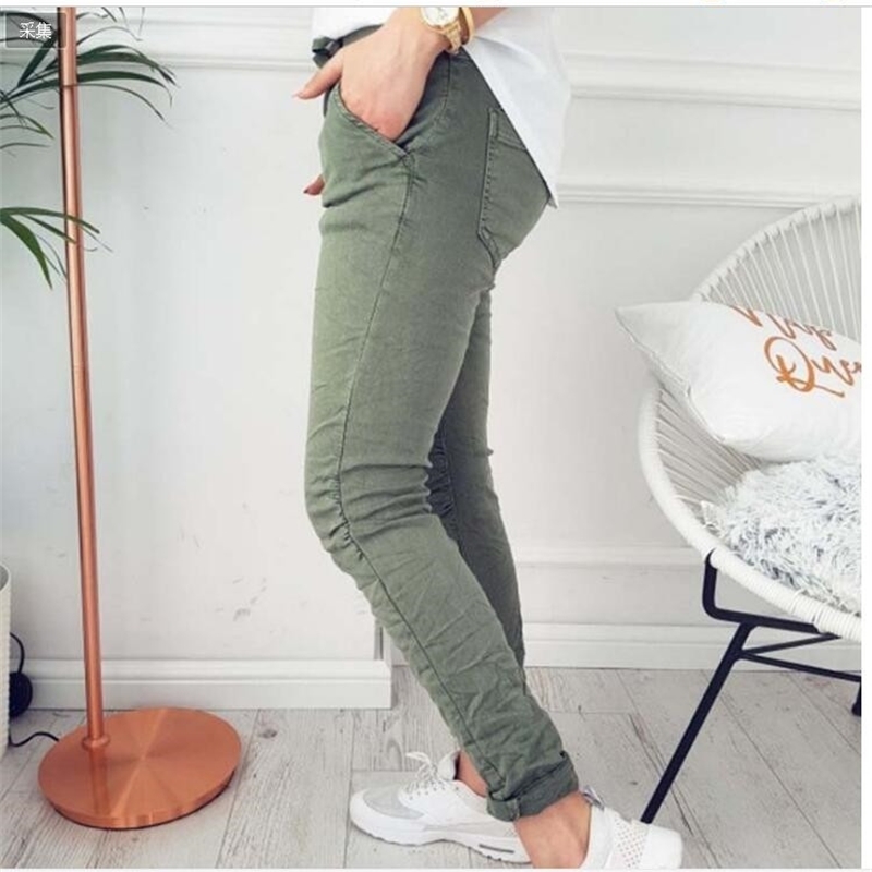 Women's Fashion Casual Slim Tight Elastic Pants Autumn Solid Color Mid Waist Zipper Free Thin Leggings Grey Black Plus Size 210522